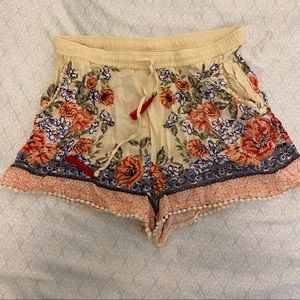 Angie Flowy Floral Shorts